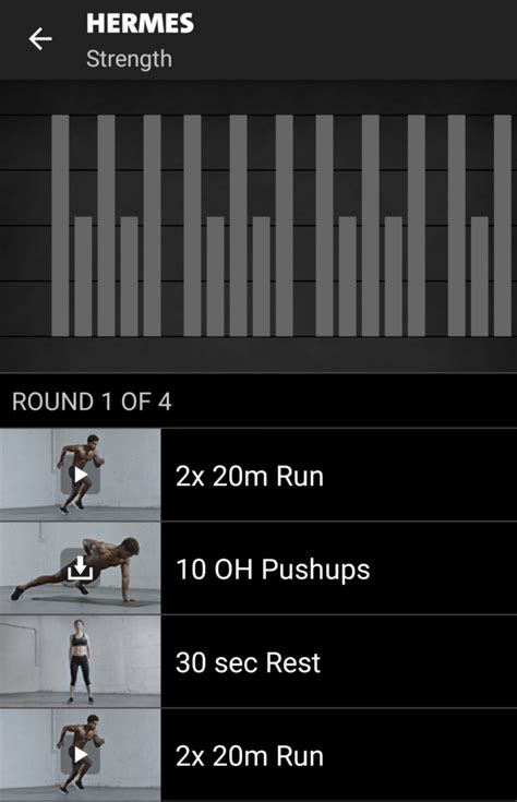 list of freeletics workouts.